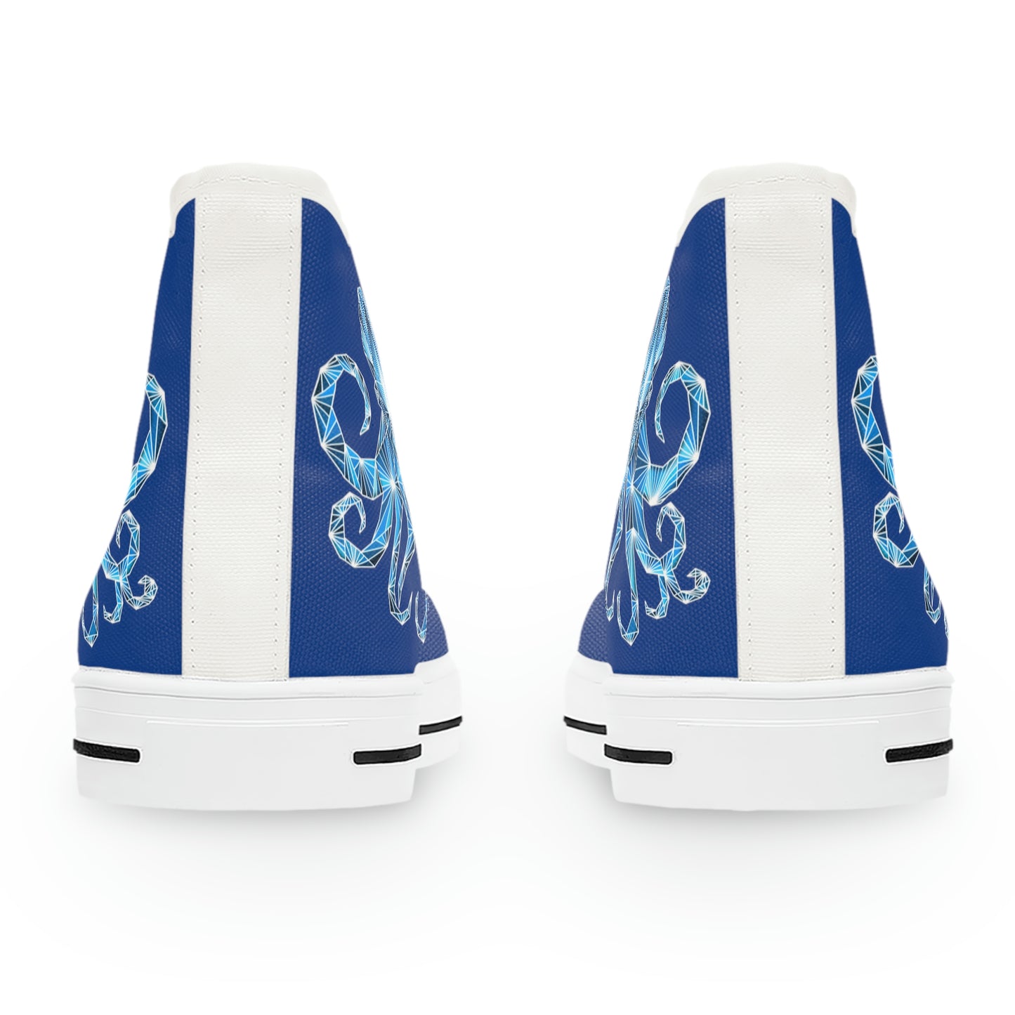 Blue Octopus High Top Sneakers