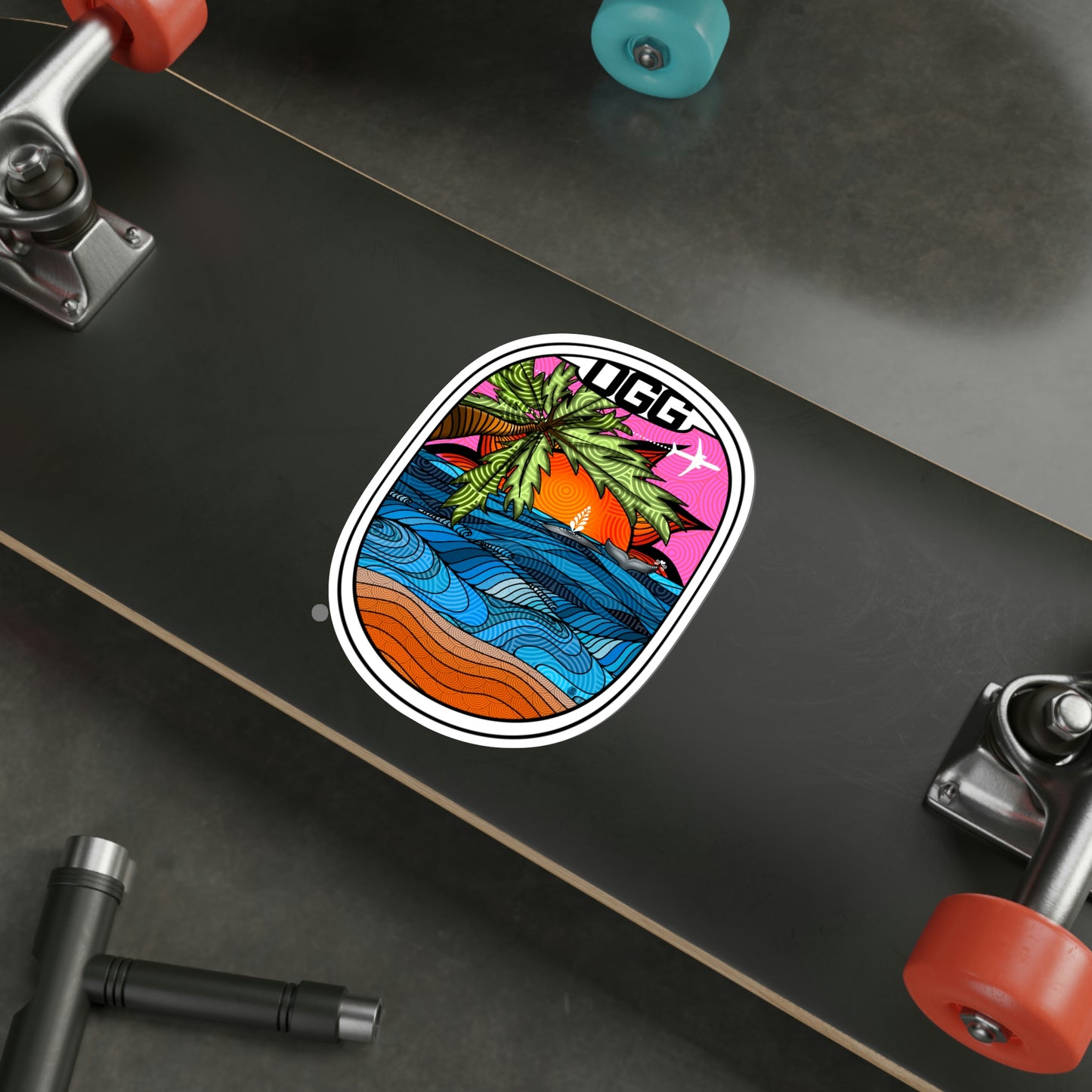 OGG-Maui Die Cut Stickers