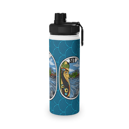 Sitka Stainless Steel Water Bottle, Sports Lid