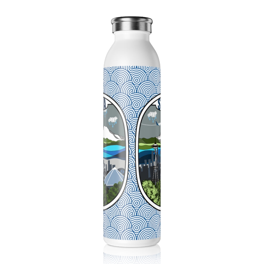 Seattle Slim Water Bottle