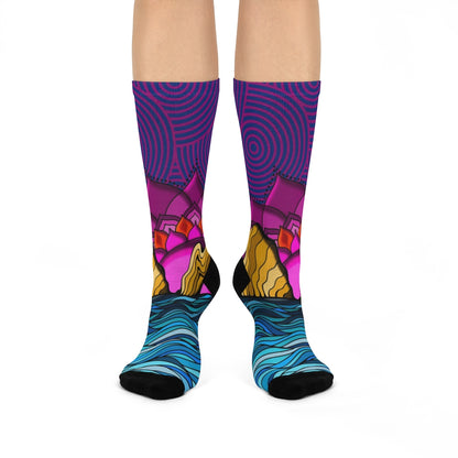 Cabo San Lucas DTG Crew Socks