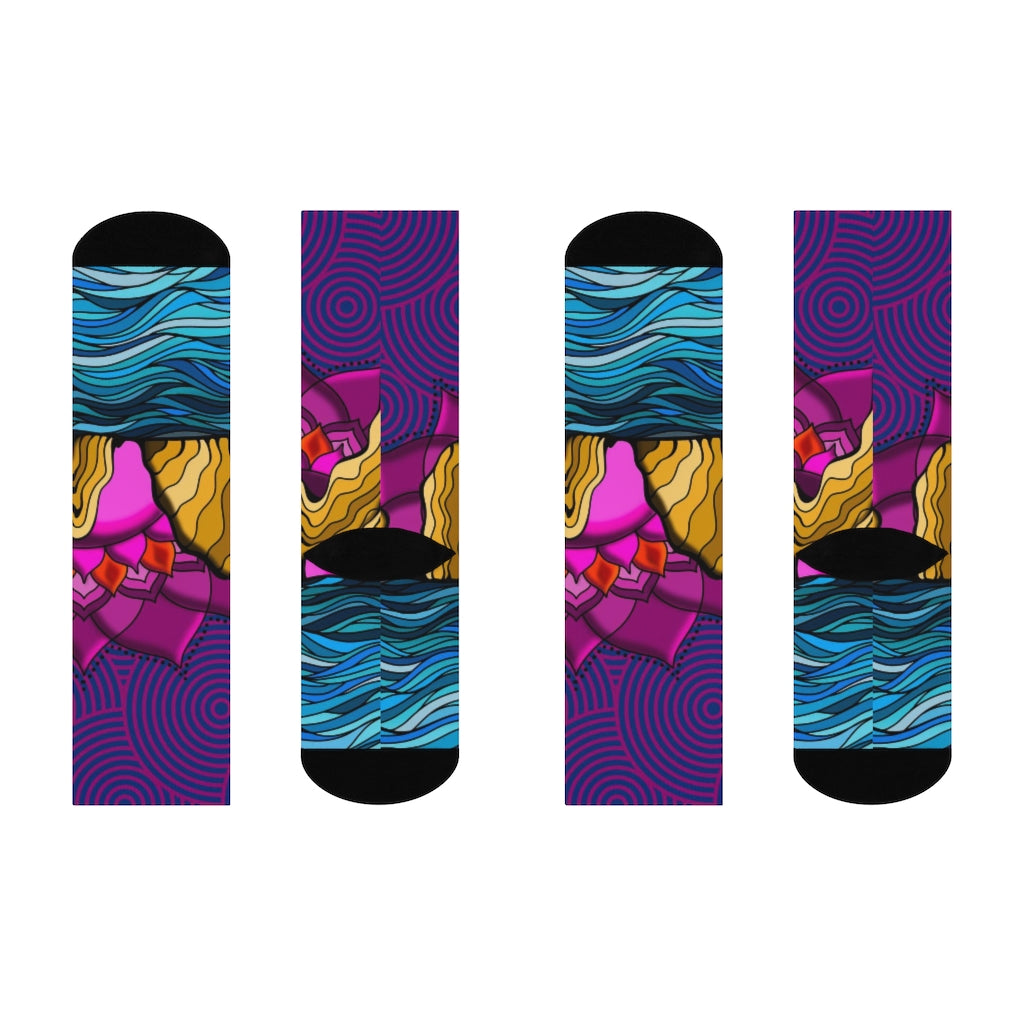 Cabo San Lucas DTG Crew Socks