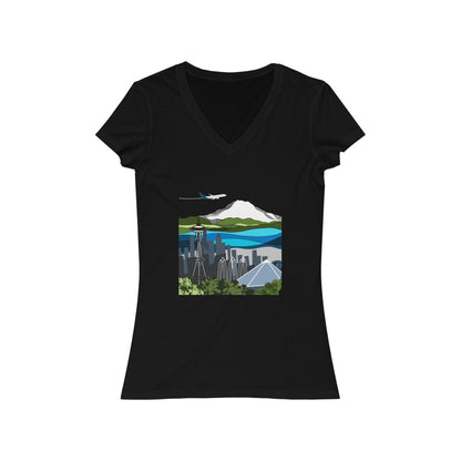 Seattle Women's V-Neck Tee