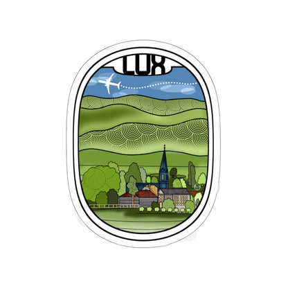 LUX Luxembourg Die-Cut Stickers