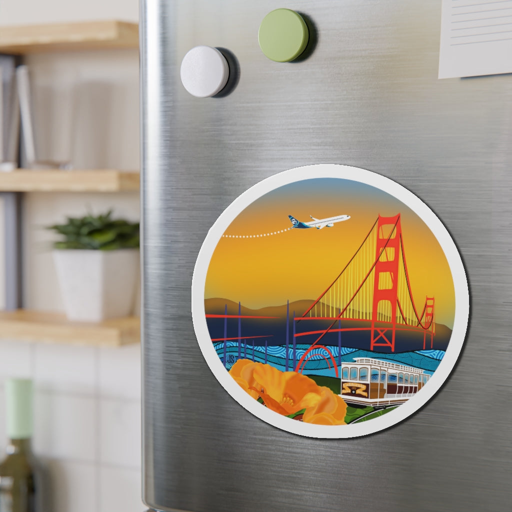 Golden Gate Bridge SFO Magnets