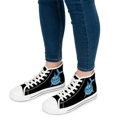 Blue Shark High Top Sneakers