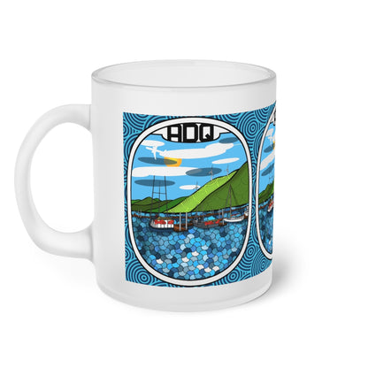 ADQ Kodiak Frosted Glass Mug